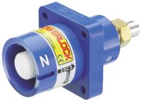 nps-n-bl-t4 ITT Cannon, Veam Powerlock Blue Panel Mount Industrial Power Plug, Rated At 400A, 1.0 kV
