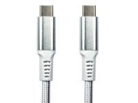 266-2596 RS PRO USB 3.2, Male USB C to Male USB C, 10Gbps, 1m, 100W