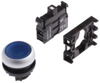 78639215-m22-dl-bm22-am22-led230-b Eaton RMQ Titan M22 Series Blue Illuminated Momentary Push Button Head, 22mm Cutout, IP69K