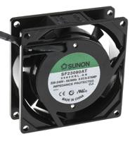 2082hblgn Sunon SF Series Axial Fan, 230 V ac, AC Operation, 31m³/h, 13.5W, 70mA Max, 80 x 80 x 25mm