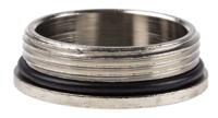 52103145 Lapp Blanking Plug, M32, Nickel Plated Brass, 35mm Diameter, Threaded