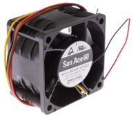 9gv0612p1g03 Sanyo Denki San Ace 9GV Series Axial Fan, 12 V dc, DC Operation, 142.2m³/h, 33.6W, 2.8A Max, 60 x 60 x 38mm