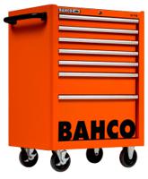 1475k7 Bahco 7 Drawer Solid Steel Wheeled Tool Trolley