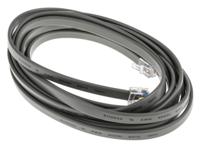 446-664 RS PRO Male RJ12 to Male RJ12 Telephone Extension Cable, Grey Sheath, 3m