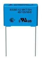 b32933a3155k000 EPCOS B3293 Metallised Polyester Film Capacitor, 305V ac, ±10%, 1.5μF, Through Hole