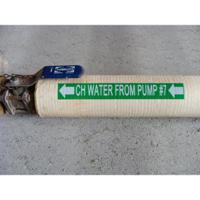m5c-1500-595-gn-wt Brady B-595 on White on Green Label, 38.10 mm Width
