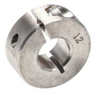 145-669 RS PRO Shaft Collar, One Piece, Clamp Screw, Bore 12mm, OD 28mm, W 11mm, Stainless Steel 304
