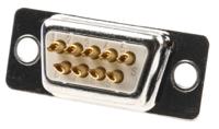 f09s0g2-1727040163 FCT from Molex F 9 Way Panel Mount D-sub Connector Socket, 2.84mm Pitch