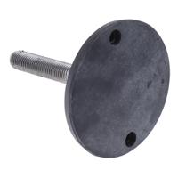 a195005 Nu-Tech Engineering M16 PA Reinforced Nylon Adjustable Foot, 2000kg Static Load Capacity 10° Tilt Angle