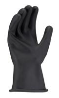 rig011b100 Ansell RIG011B Black Latex Electrical Insulating Gloves, Size 10, Latex Coating