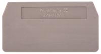 1608740000 Weidmuller Z Series End Cover for Use with DIN Rail Terminal Blocks