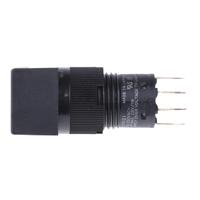 a3cj-7021 Omron Illuminated Push Button Switch, Latching, Panel Mount, 12mm Cutout, SPST, 250V ac, IP40