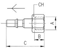 187-8820 RS PRO Brass Male Coupler Nipple, G 3/8 Female 3/8in Threaded