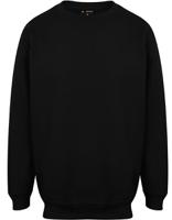 137-0249 RS PRO Black Polyester, Cotton Work Sweatshirt M