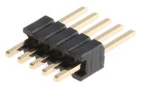 m52-040023v0545 HARWIN Archer M52 Series Straight Through Hole Pin Header, 5 Contact(s), 1.27 mm Pitch, 1 Row, Unshrouded