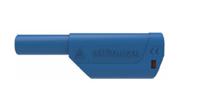 rs-sfk-8500-s-ni-as-bl Schutzinger Blue Male Banana Plug, Screw Termination, 32A, 1kV, Nickel Plating