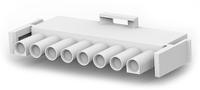 640586-1 TE Connectivity, Universal MATE-N-LOK Male Connector Housing, 6.35mm Pitch, 8 Way, 1 Row