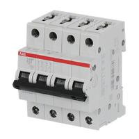 2cds274001r0325-s204m-b32 ABB System Pro M Compact S200M MCB, 4P, 32A Curve B, 400V AC, 15 kA Breaking Capacity