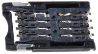 ccm03-3013lft-r102 C & K 8 Way SAM, SIM Memory Card Connector With Solder Termination
