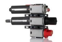 bl82-301g Norgren G 3/8 Filter Regulator Lubricator, Automatic Drain, 40μm Filtration Size Integrated Pressure Gauge