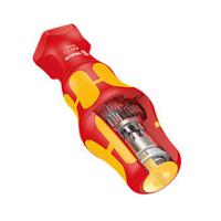 05057481001 Wera Hexagon Insulated Turbo Bit Holder Screwdriver, 9 mm Tip, 125 mm Blade, VDE/1000V, 125 mm Overall
