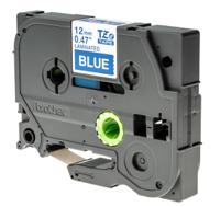 tze-535 Brother White on Blue Label Printer Tape, 8 m Length, 12 mm Width