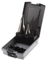 499-261 RS PRO 2-Piece Step Drill Bit Set for Metal, 31mm Max, 5mm Min, HSS Bits