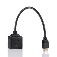 768-4197 RS PRO, 30cm Male HDMI to Female HDMI x 2