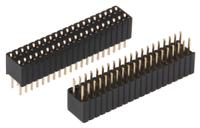 251-4365 RS PRO Straight Through Hole Mount PCB Socket, 40-Contact, 2-Row, 1.27mm Pitch, Solder Termination