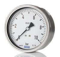 9041621 WIKA G 1/2 Analogue Pressure Gauge 6bar Back Entry 100mm Outside Diameter