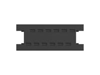 244631-e ERNI SMC Series Straight Surface PCB Header, 12 Contact(s), 2 Row, Shrouded