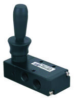 235-1155 RS PRO Manual 5/3 Pneumatic Manual Control Valve H Series, G 1/4, 1/4in, III B