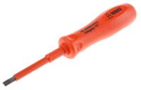 911-1109 ITL Insulated Tools Ltd Slotted Insulated Screwdriver, 5 x 1 mm Tip, 75 mm Blade, VDE/1000V, 152 mm Overall