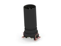 364767-e ERNI Circular Connector, 5 Contacts, Board, M12 Connector, Plug, Male, M12 Connector Series