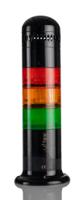 271-2224 RS PRO Amber, Green, Red Signal Tower, 6 Lights, 12 → 24 v ac/dc, Screw Mount