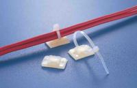 151-11319-ty3g1s-pa66-na HellermannTyton Self Adhesive Natural Cable Tie Mount 14 mm x 20mm, 4mm Max. Cable Tie Width