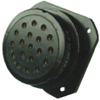 sldef419ar Amphenol Socapex Circular Connector, 19 Contacts, Panel, Standard Connector, Socket, Female, IP55, SL61 Series