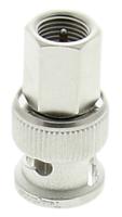 j01008a0014 Telegartner Straight 50Ω RF Adapter BNC Plug to FME Plug