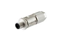 msas-04bmmd-sl8010 Amphenol Industrial Industrial Circular Connector, 4 Contacts, Cable, M12 Connector, Plug, Male, IP68, MSAS Series
