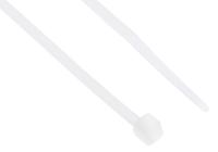 811-1694 RS PRO Cable Tie, 203mm x 2.5 mm, Natural Nylon, Pk-100