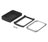 48324350hmt1 Bopla BoVersa Series Black, Transparent Polycarbonate General Purpose Enclosure, 180 x 120 x 52mm