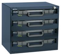 136372 Raaco Grey PC Compartment Box, 403mm x 451mm x 330mm