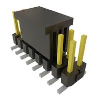 tsm-108-01-sm-dv-p-tr Samtec TSM Series Vertical Surface PCB Header, 16 Contact(s), 2.54 mm Pitch, 2 Row, Unshrouded
