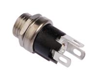 712a-rs Switchcraft DC Socket Rated At 5.0A, 12.0 V, Panel Mount, Silver