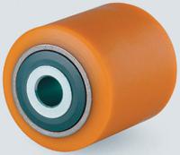 etx-085x60-20-nl65-type-a Tente Yellow Polyurethane Sealed Bearings Trolley Wheel, 600kg