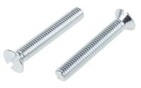 908-7469 RS PRO Slot M8 Countersunk Steel Machine Screws DIN 963 x 50.0mm