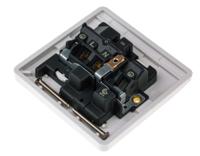 k2757-whi MK Electric Logic Plus White 1 Gang Plug Socket, 2 Poles, 13A, Type G - British, Indoor Use