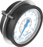 fmap-63-6-14-en Festo G 1/4 Analogue Pressure Gauge 6bar Panel 63mm Outside Diameter