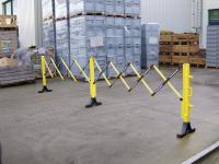 284-5279 RS PRO Black & Yellow Polypropylene Extendable Barrier