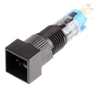 al8q-m10 Idec Illuminated Miniature Push Button Switch, Momentary, Panel Mount, 8mm Cutout, SPDT, 250V, IP40